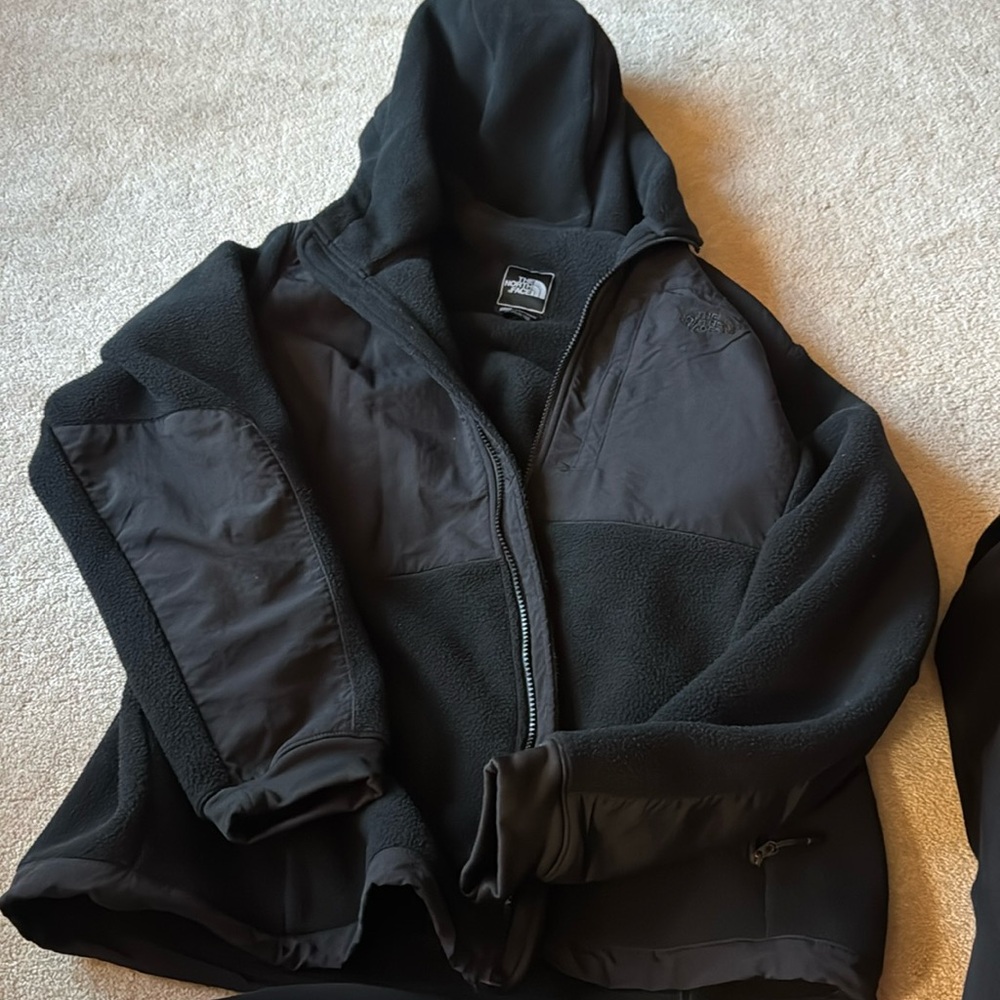 The north face hooded fleece jacket